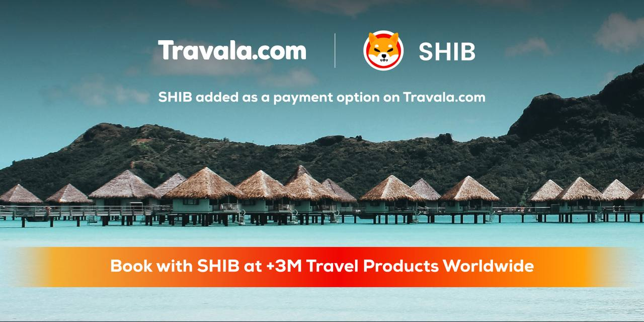 Travala accepts Shiba Inu (SHIB) as payment for 3 million travel products worldwide