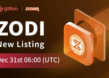 Zodium (ZODI) is officially listed on Gate.io