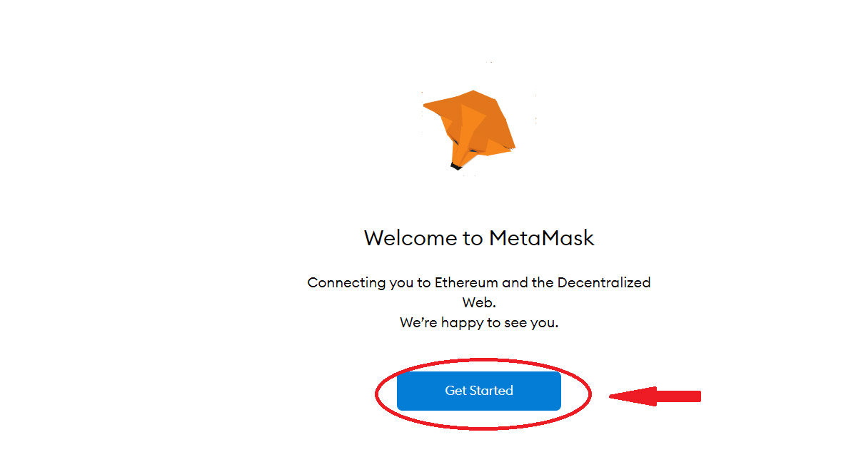 Click the Metamask icon