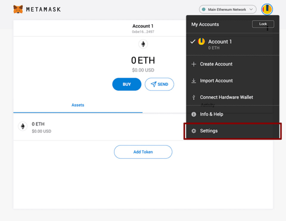  Select Settings (settings)