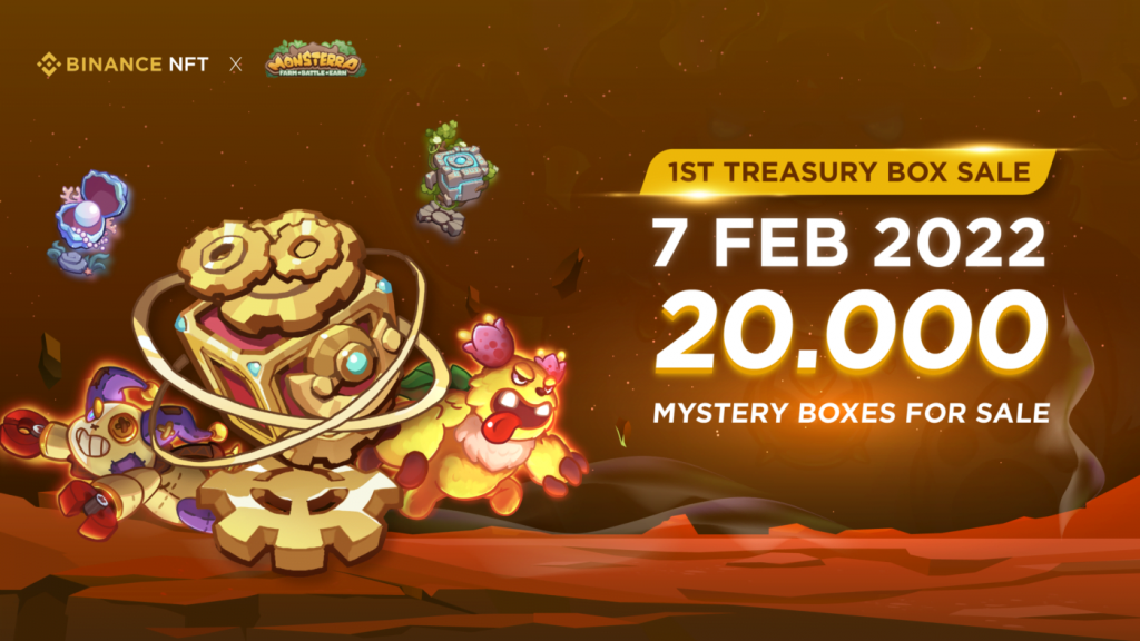 Binance NFT x Monsterra Treasury Box campaign