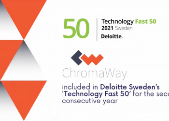 ChromaWay has been included for the second consecutive time in the "Technology Fast 50" ranking.