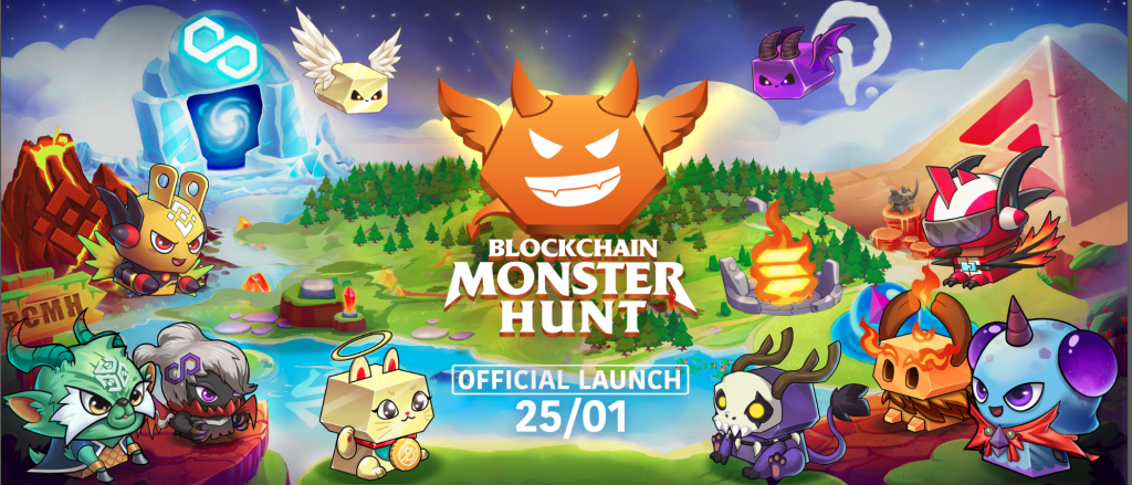 Countdown to the day Blockchain Monster Hunt (BCMC) launches Mainnet