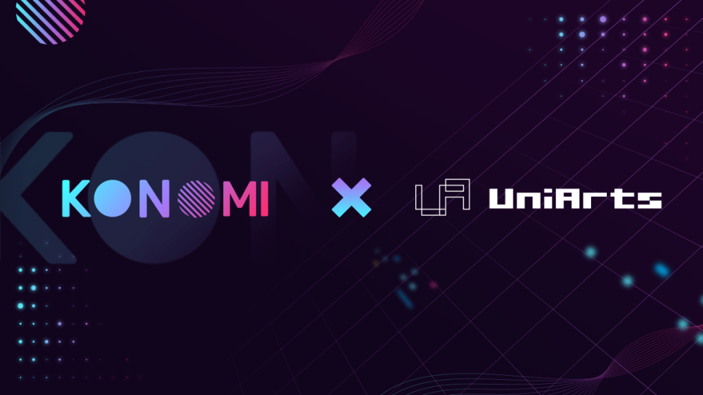 Konomi Network (KONO) has signed a strategic partnership with the UniArts multi-chain NFT ecosystem