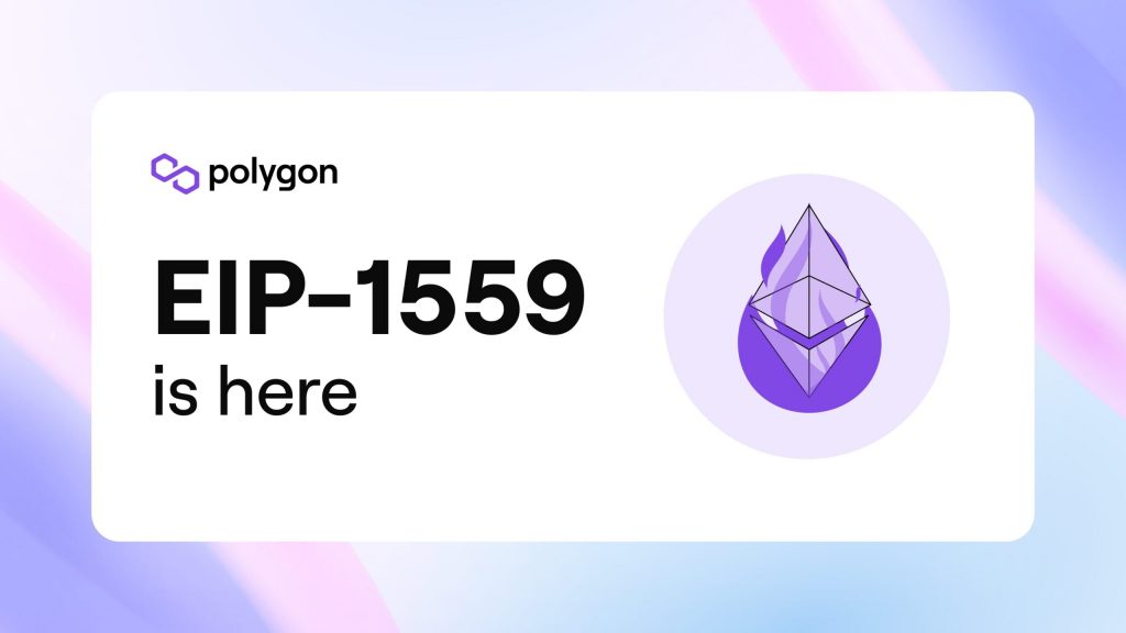 Polygon implements the EIP-1559 mechanism to burn MATIC tokens