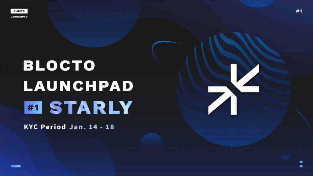 Starly is the first launchpad launched on Blocto