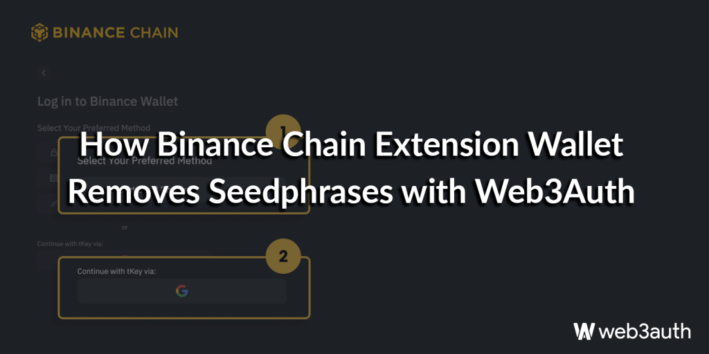 Web3Auth and Binance Chain Extension Wallet (BEW) lead the way for Crypto Futures