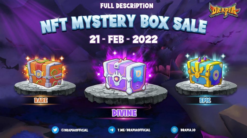 Drapia (DMV) Opens 5,000 Mystery Boxes for Sale - Opportunity to Own First Generation NFT Dragons Early