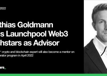 Mathias Goldmann as a consultant for Launchpool Web3 Techstars