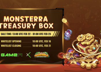 Monsterra opens Treasury Box for sale on the GameFi.org launchpad