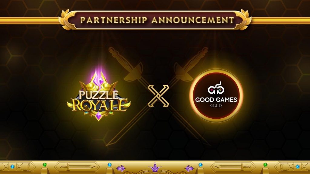 Puzzle Royale strategic cooperation with Good Games Guild