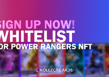 The whitelist portal is ready - the opportunity to own Kollect's Power Ranger NFT early