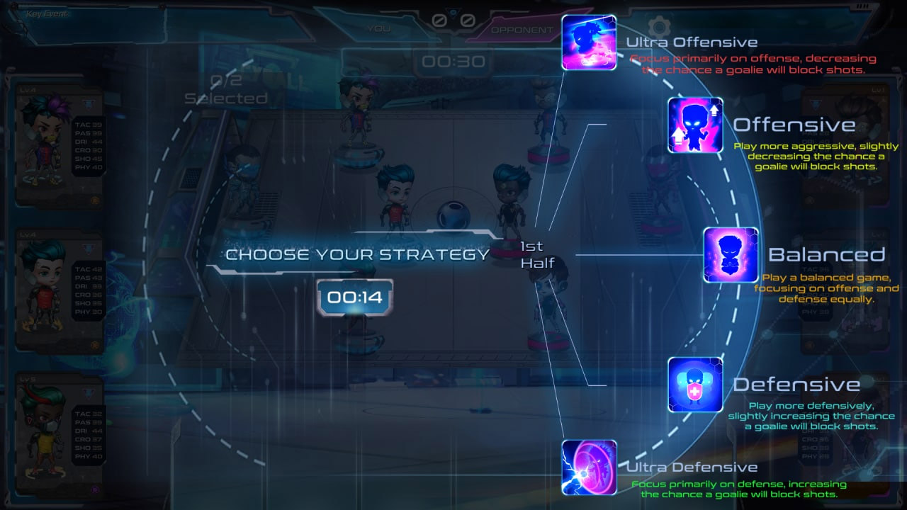 Initial game interface