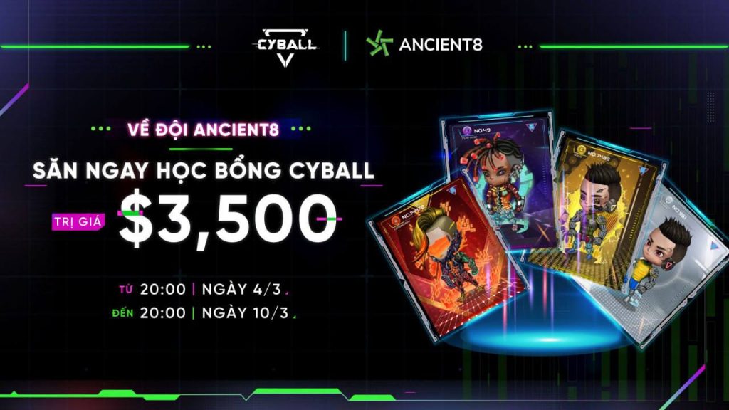 About Team Ancient8: Take a CyBall Scholarship worth 3500 USD