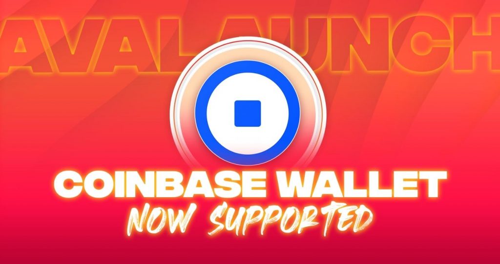 Avalaunch integrates the Coinbase wallet