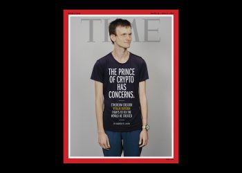 Issue of TIME Magazine with Vitalik Buterin on the cover published as NFT
