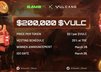 Vulcano (VULC) is the next IGO project on GameFi Launchpad