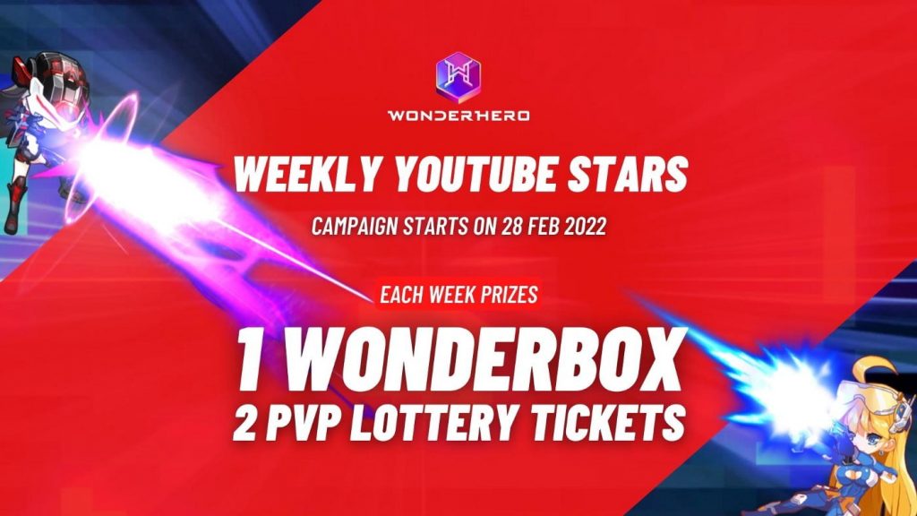 WonderHero Weekly YouTube Stars - where creativity showcases!