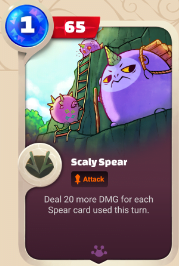 Scaly spear