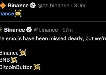 Binance eats enough bricks due to the swastika emoji design