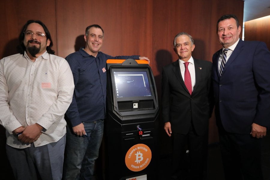 Official Bitcoin ATM installed in the Mexican Senate building