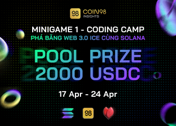 Play the minigame "Web 3.0 Coding Camp - Breaking the ice of Web 3.0 with Solana" - Attractive rewards