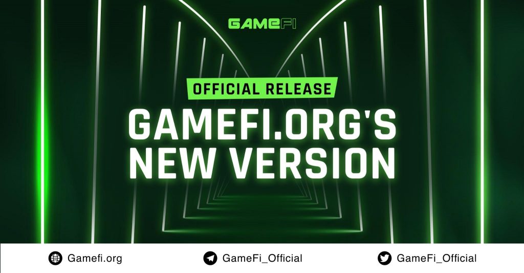 What's new in the official version of GameFi.org?