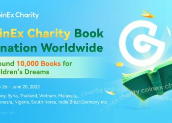 CoinEx donates more than 10,000 charitable books to children around the world