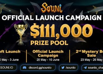 SOUNI (SON) launches Soft Launch with bonus pools up to USD 111,000