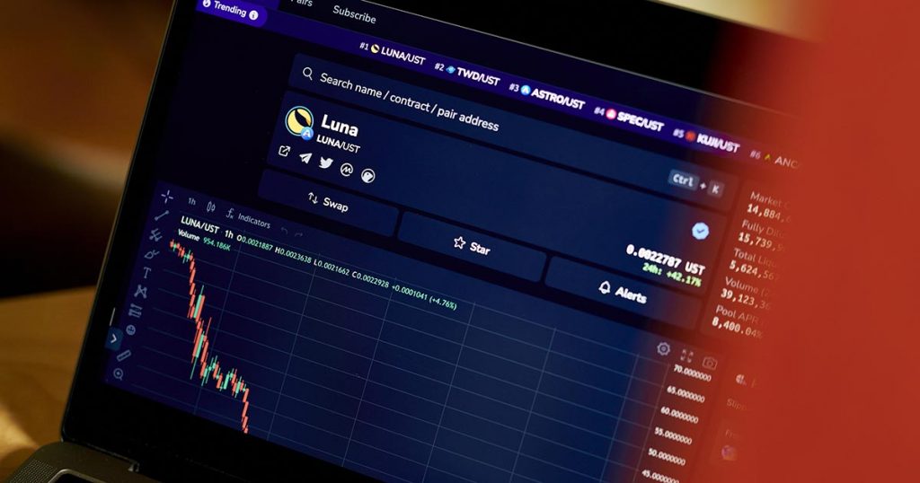 The price of the new LUNA token drops by 74% almost a day after its listing