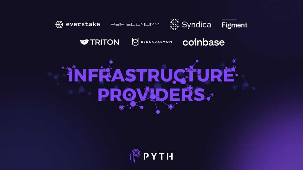 Those who are providing the infrastructure for Pyth