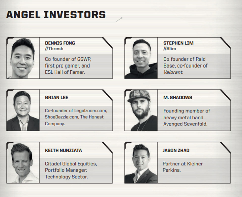 Angel investor of the SHRAPNEL project