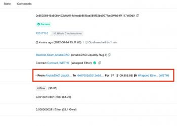 AnubisDAO moves to transfer money after 236 "high run far away" days