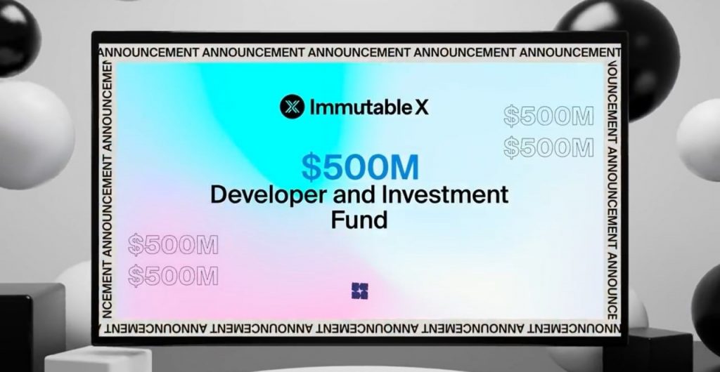 Immutable establishes a $ 500 million fund to develop the Web3 games segment