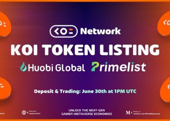 Koi Network (KOI) is listed on HuobiGlobal Primelist