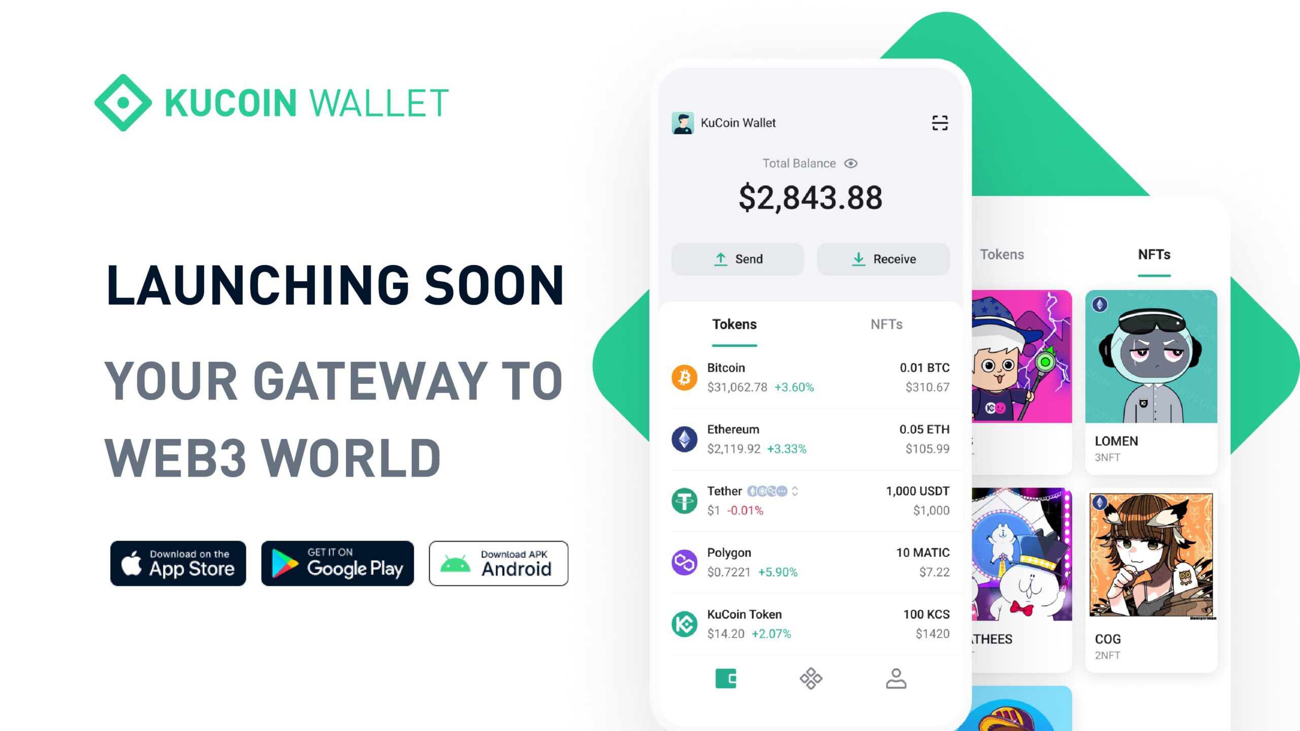 The KuCoin exchange launches a decentralized wallet with the ambition to catch the Web3 trend