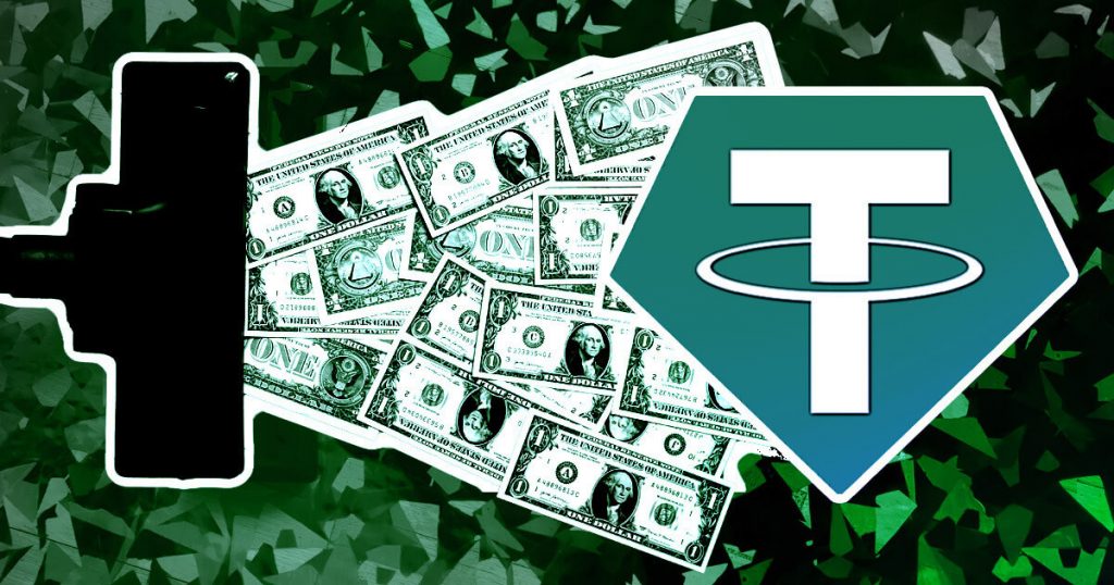 The capitalization of Tether (USDT) falls another $ 1.6 billion in the direction of the market to fall