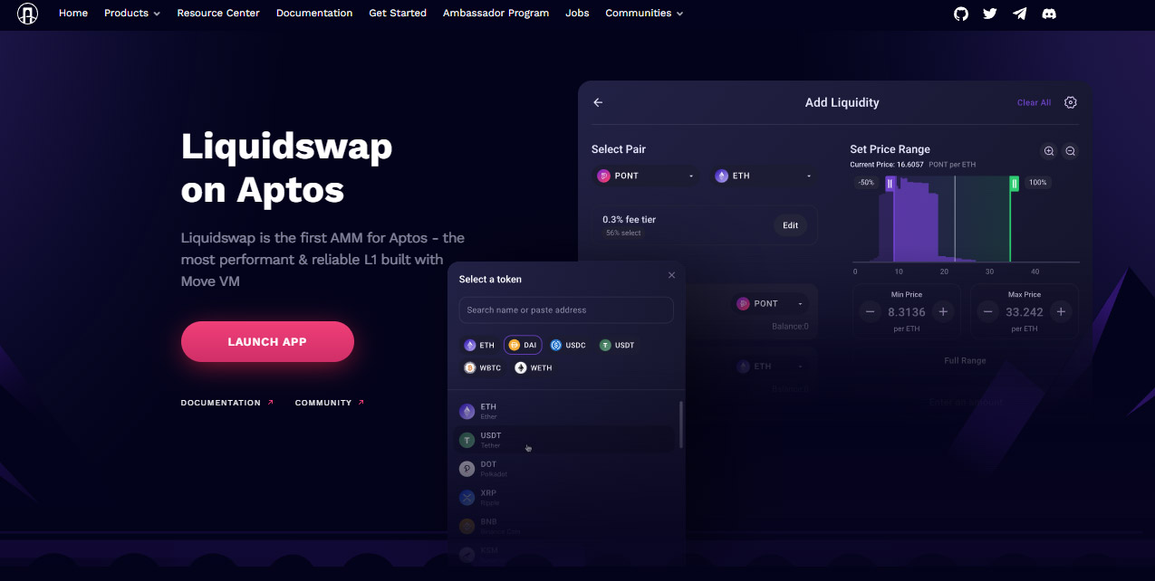 Liquidswap by Potem Network on Aptos