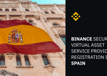 Binance subsidiary authorized to offer cryptocurrency services in Spain