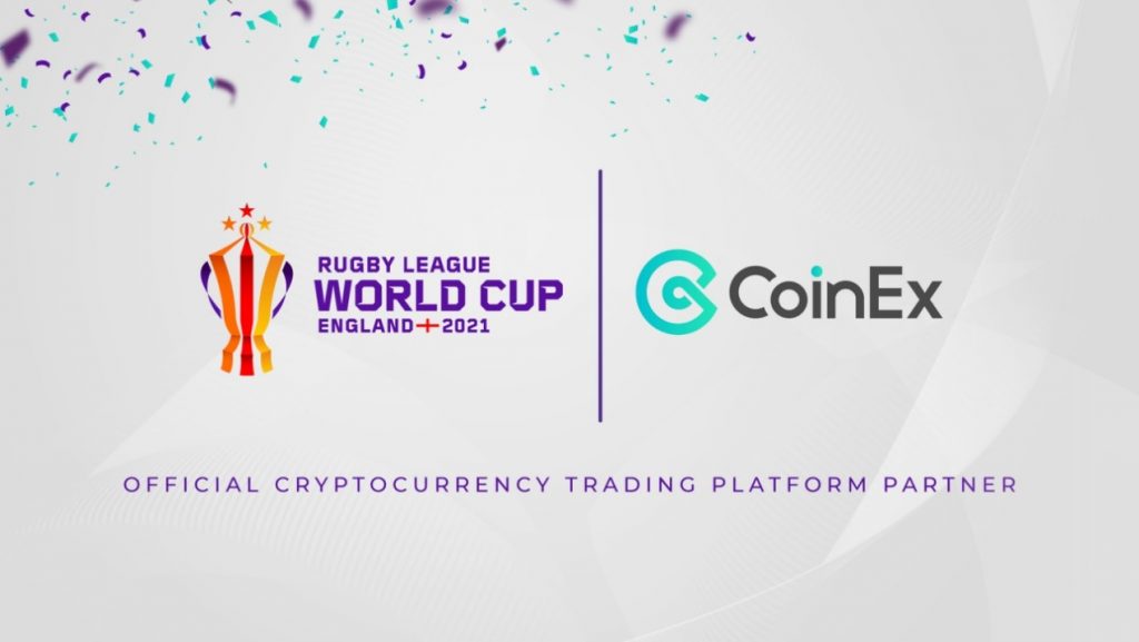 CoinEx shakes hands at the Rugby League World Cup 2021, continuing the dream of financial universalization