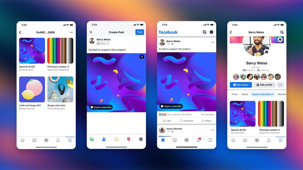 Facebook starts piloting NFTs from Ethereum and Polygon