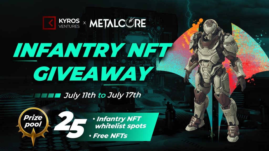 Kyros Ventures x MetalCore - Infantry NFT Giveaway