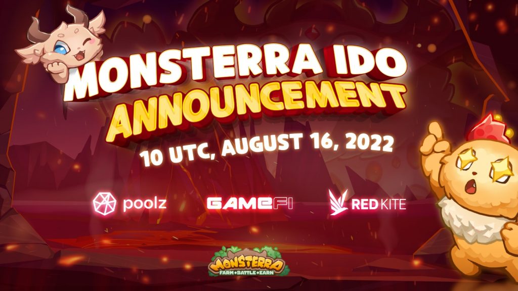 IDO Monsterra Progress on Poolz, GameFi.org and RedKite