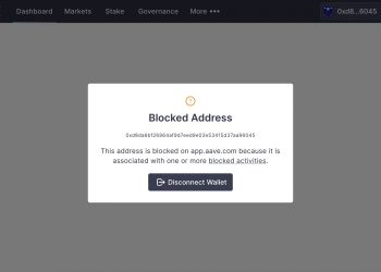 Uniswap, Aave, Balancer lock crypto wallets interacting with Tornado Cash