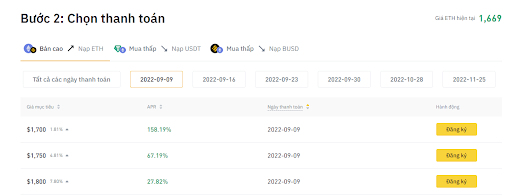 Binance: double investment