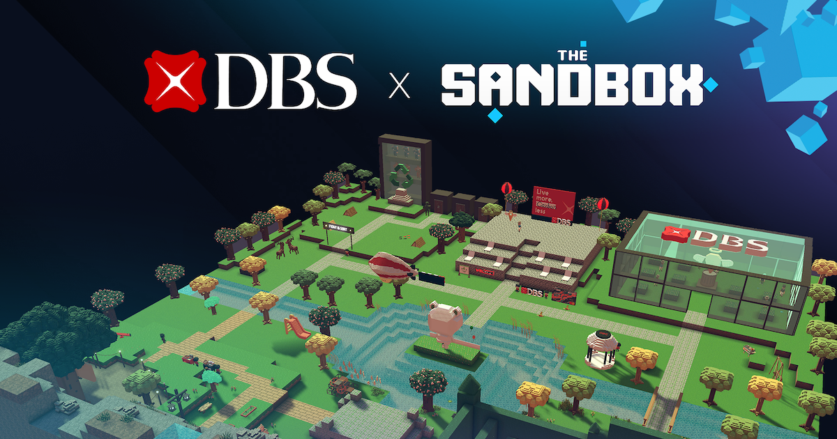 Singapore's largest bank, DBS, establishes a relationship with The Sandbox through land purchase