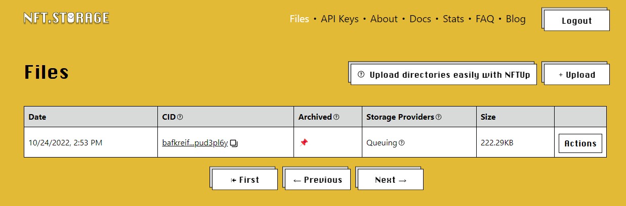 Load to NFT memory - 2