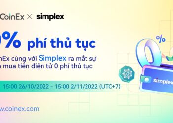 CoinEx partners with Simplex to offer 7 days of free trading