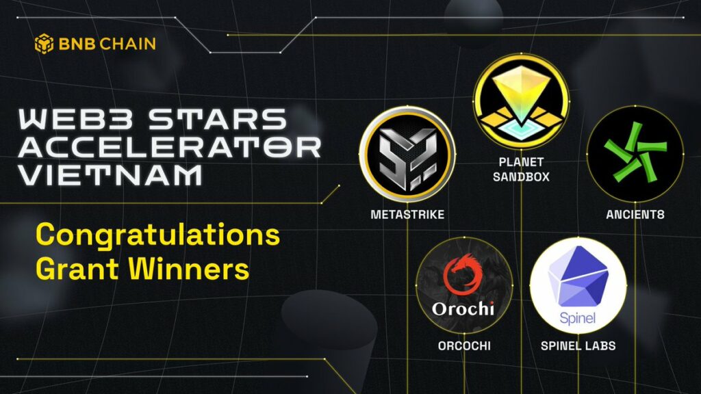 The 5 most typical projects won BNB Chain Web3 Stars Accelerator Vietnam