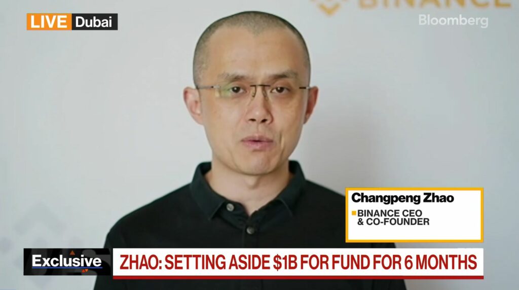 Binance Relief Fund will be worth $1 billion